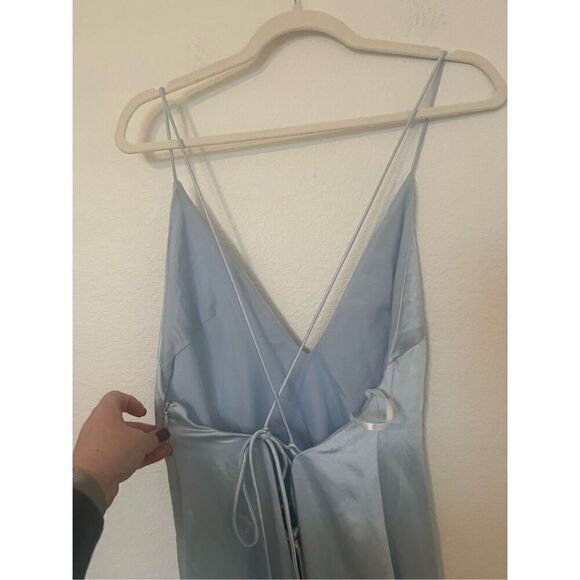 More to Come Regina Maxi Dress in Baby Blue NEW NWT - Picture 7 of 10